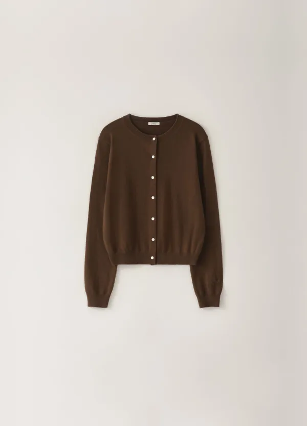 [Limited] Modern Button Cardigan - Brown
