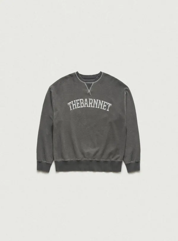 Natural Logo Sweat Shirt_Charcoal