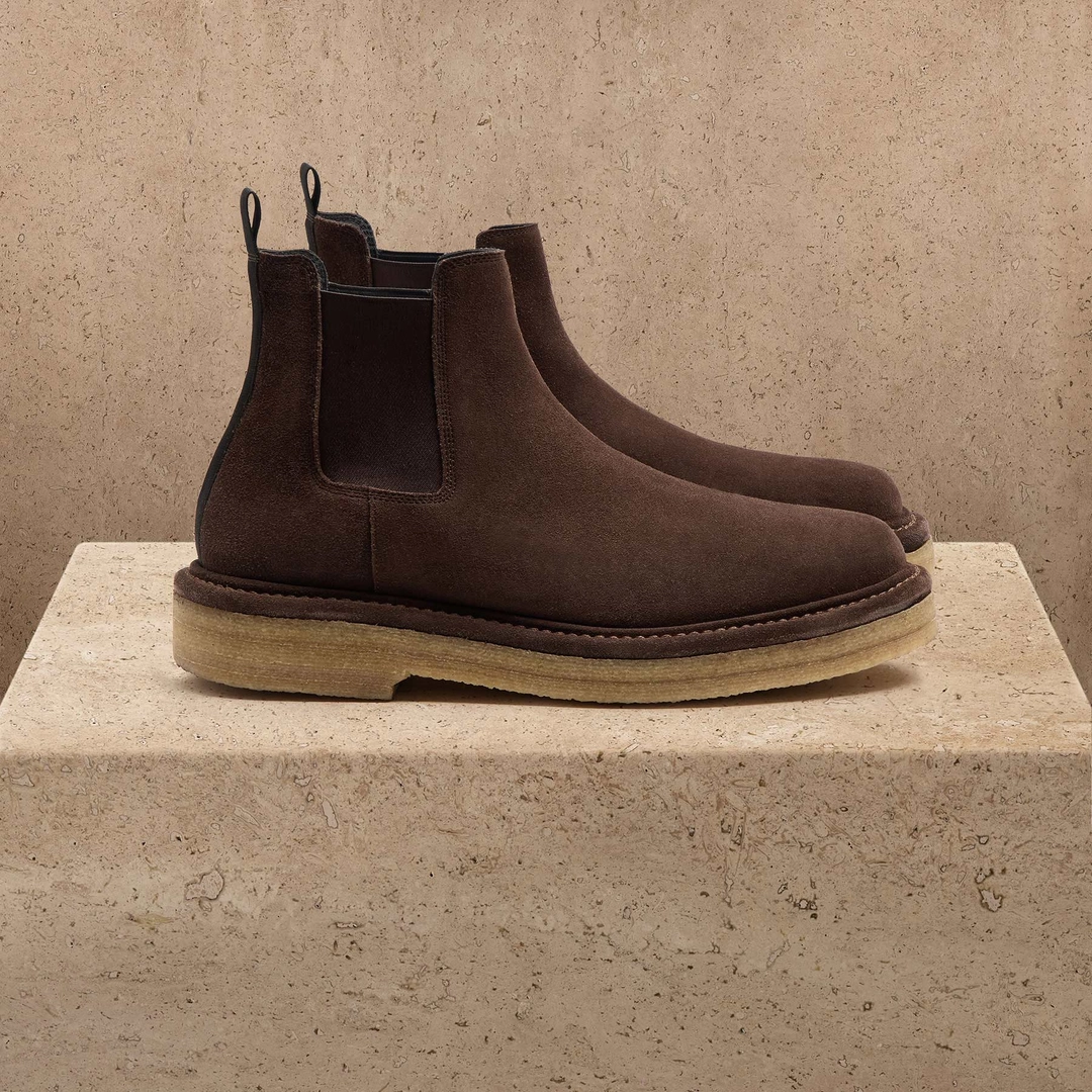 제임스펄스 Men's Suede Chelsea Boot - Cafe 상품 이미지 2