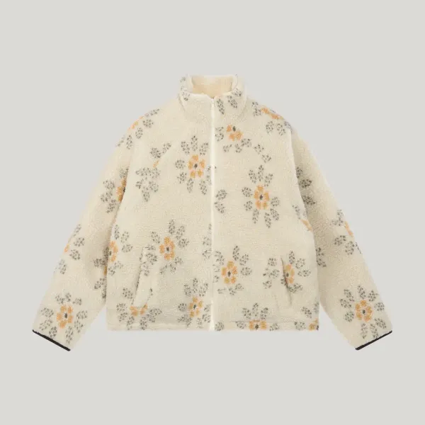 [Restock] flower dumble jacket_ivory