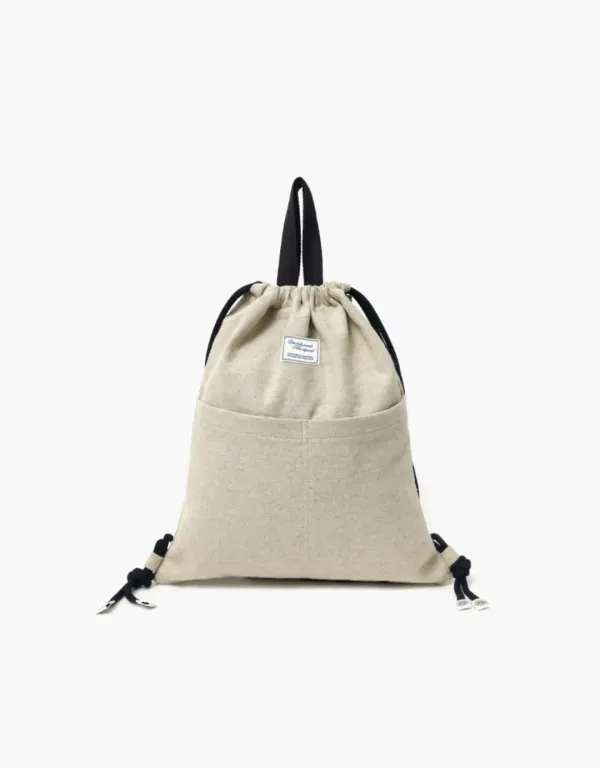 mignon drawstring backpack - black