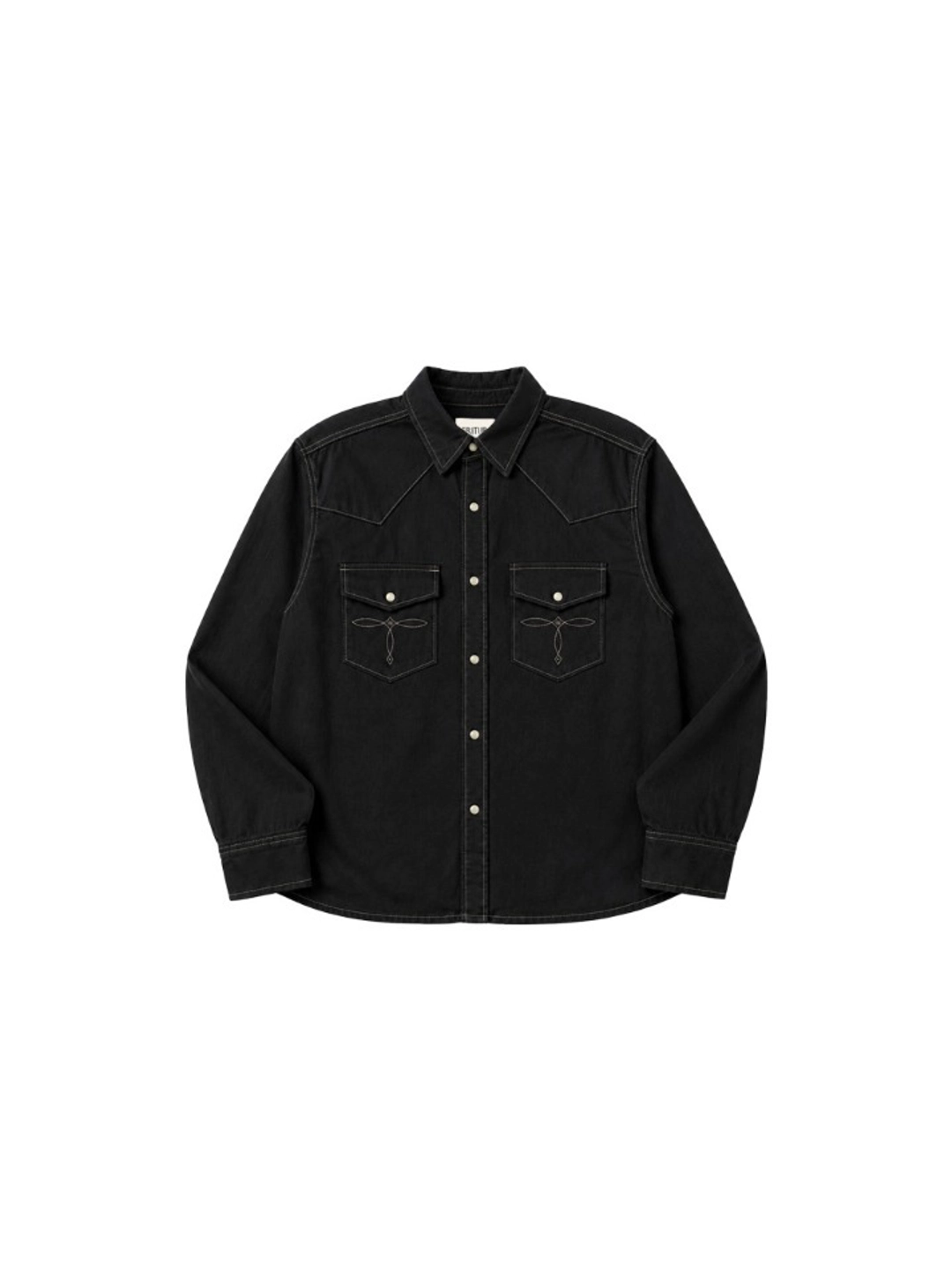 프리터 [9/15 순차발송]Western Cotton Shirt Black_F263SH07 상품 이미지 1
