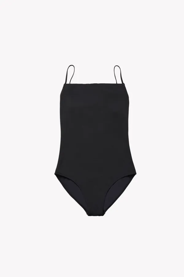 Carie One-piece Swim Suit (Black)