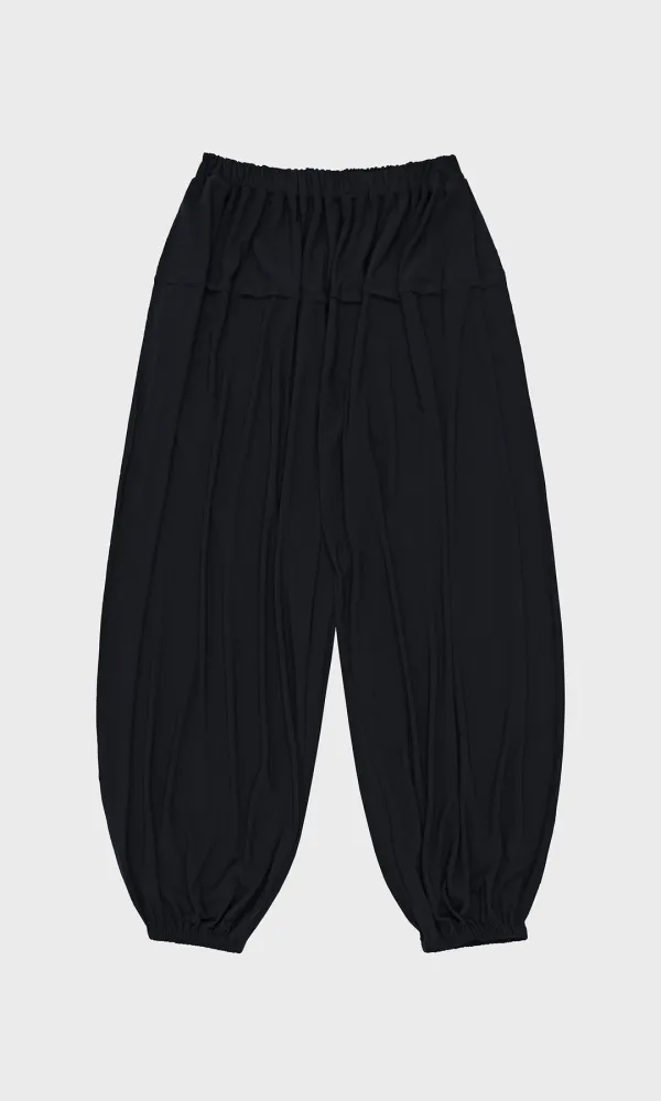 Unfold Harem Pants_Black