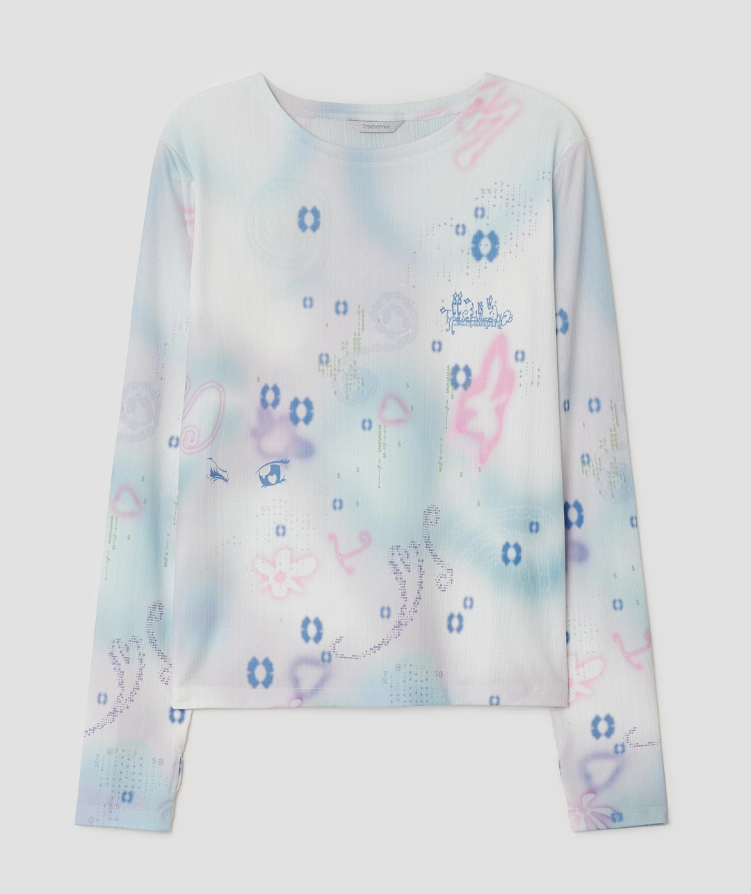 타입서비스 [2차] Soft Trace Top [Blue] 상품 이미지 1