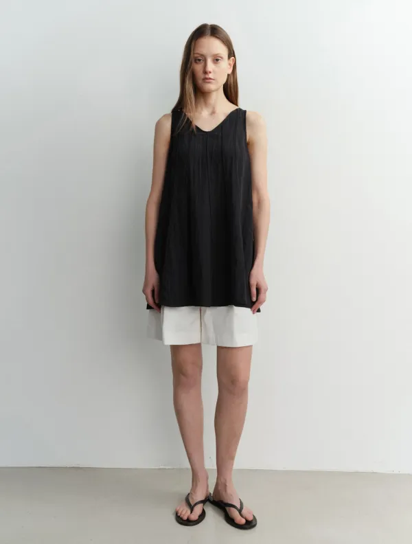 Lily Paneled Blouse (Black)