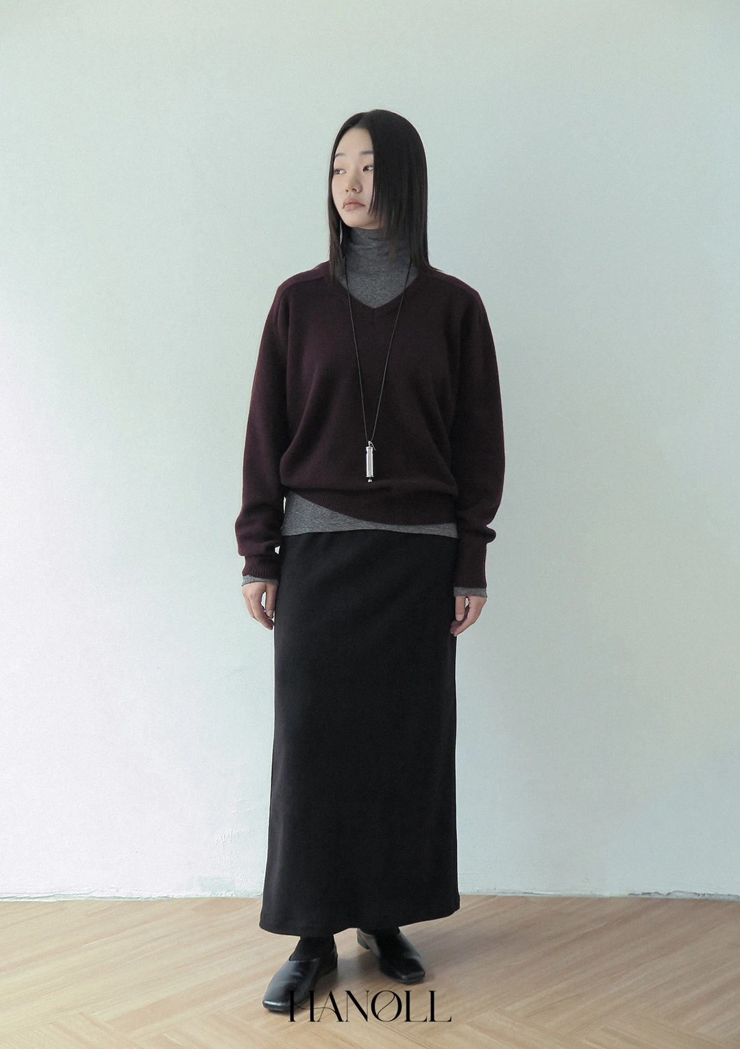 한올 Tree Skirt (Black) 상품 이미지 2