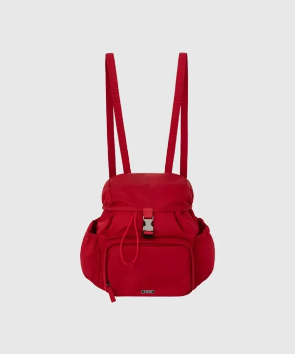 Nylon backpack (Red)