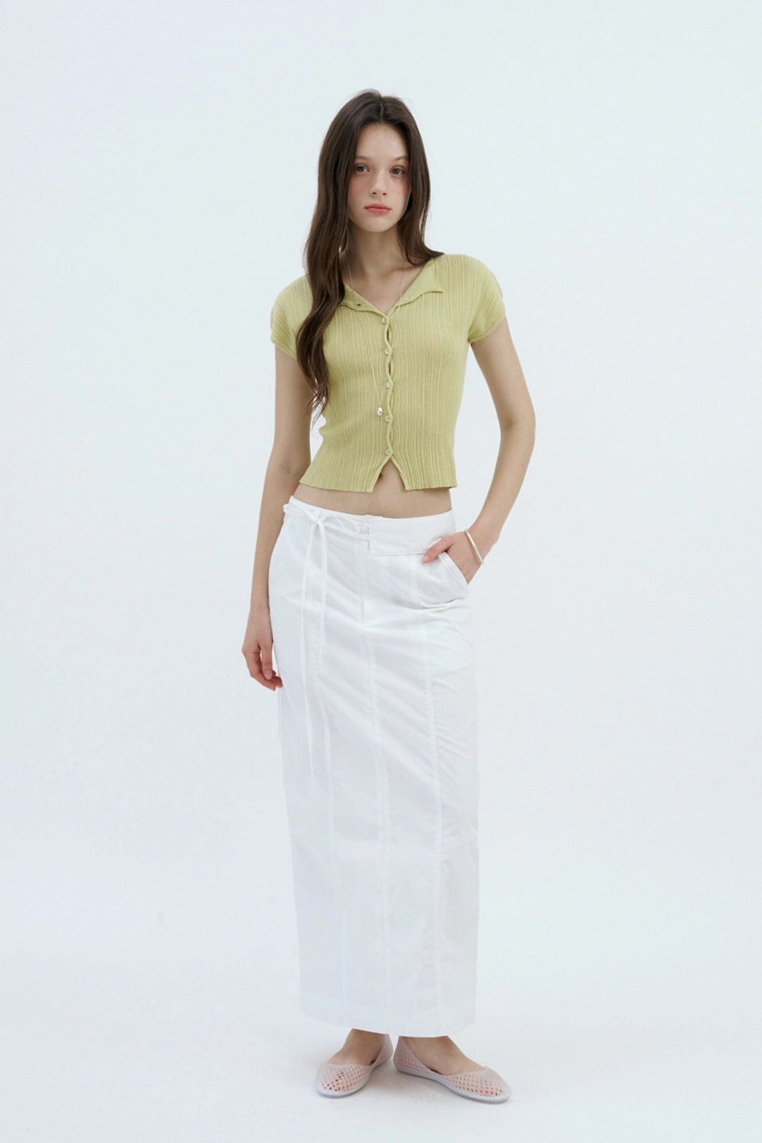샤드라마 CRISPY MAXY SKIRT 상품 이미지 2