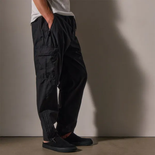 Parachute Poplin Cargo - Black