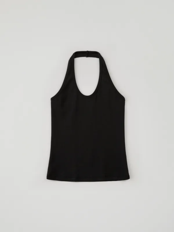 [1차 재입고] Halterneck Sleeveless(Black)