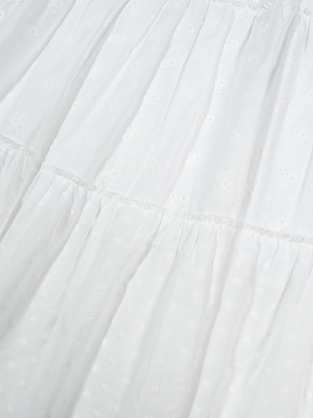 프리터 Eyelet Ruffle Maxi Skirt White_F251SK05 상품 이미지 3
