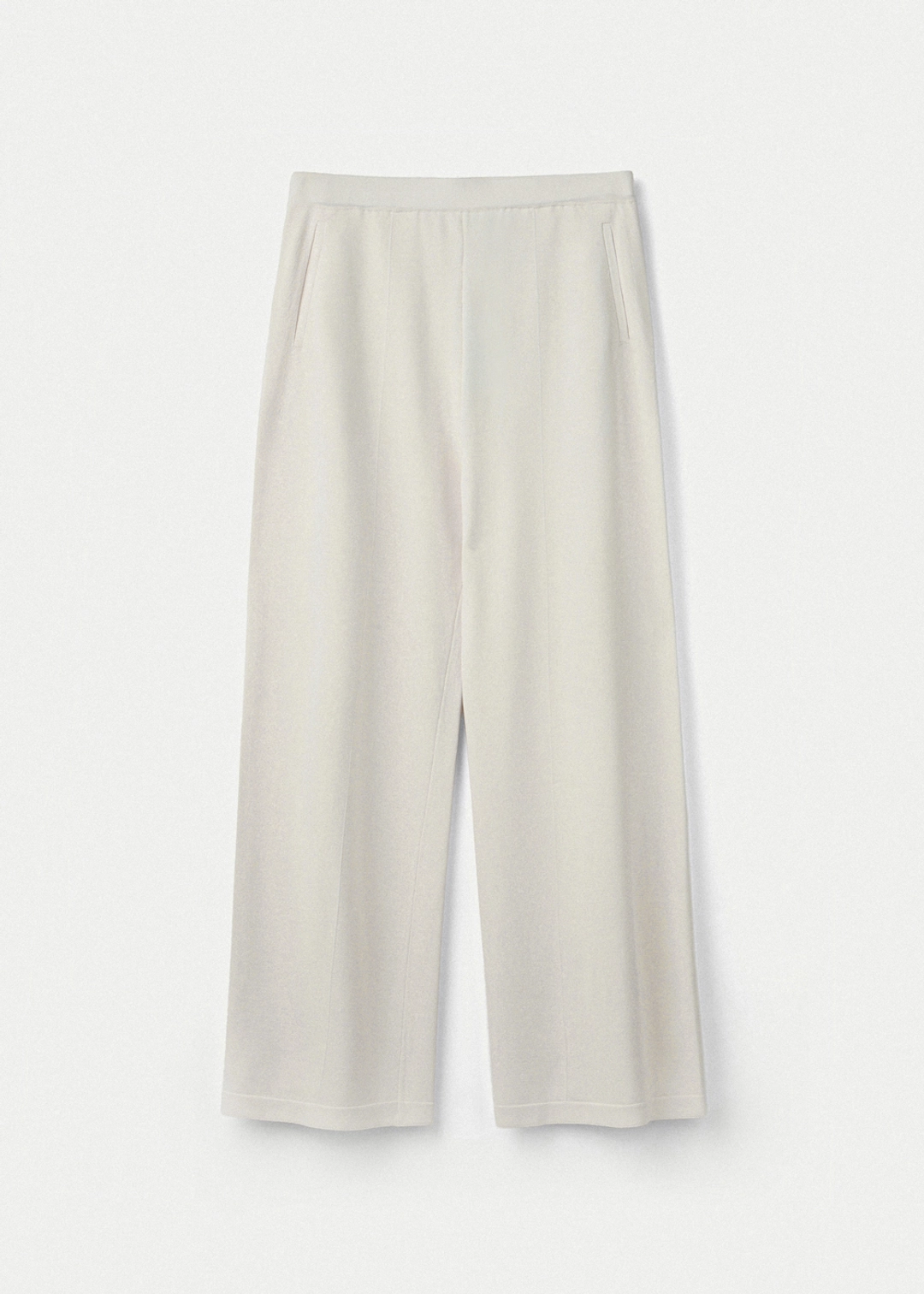 우마뭉 [3rd] Center Lined Wide Fit Pants_Ivory 상품 이미지 1