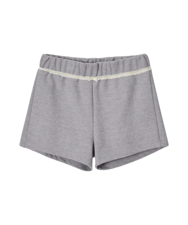 Audrey Lace Shorts-Grey