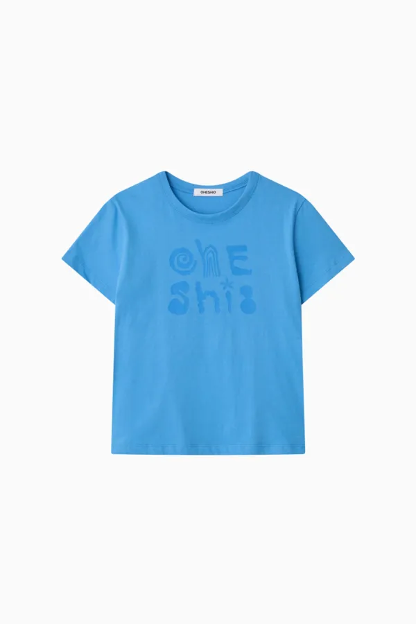ART LOGO T-SHIRT, BLUE