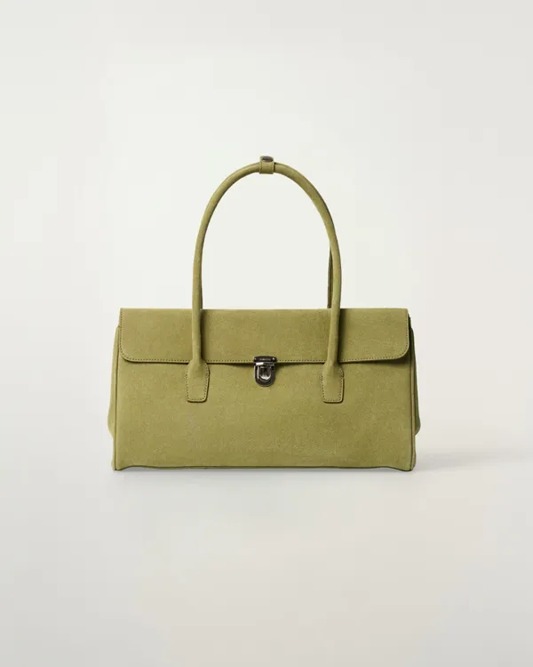 Frame Suede Bag [OLIVE]