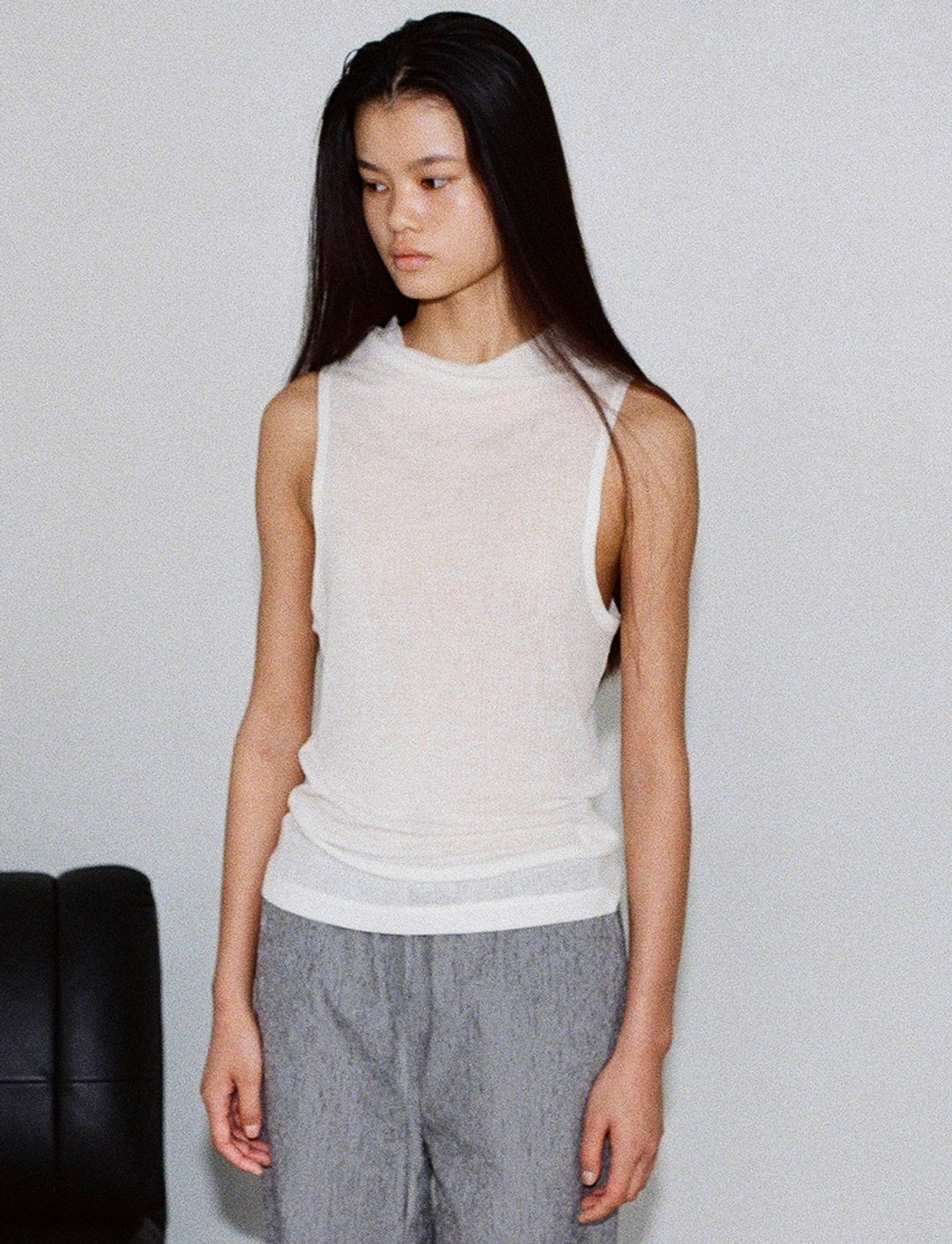 토콜 looseneck sleeveless - ivory 상품 이미지 2