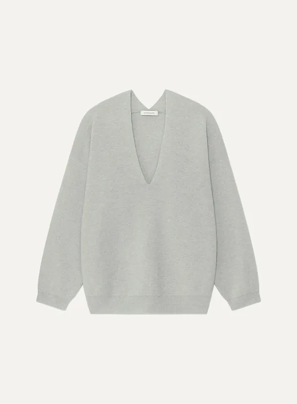 Ramona Knit Top Pistachio Gray
