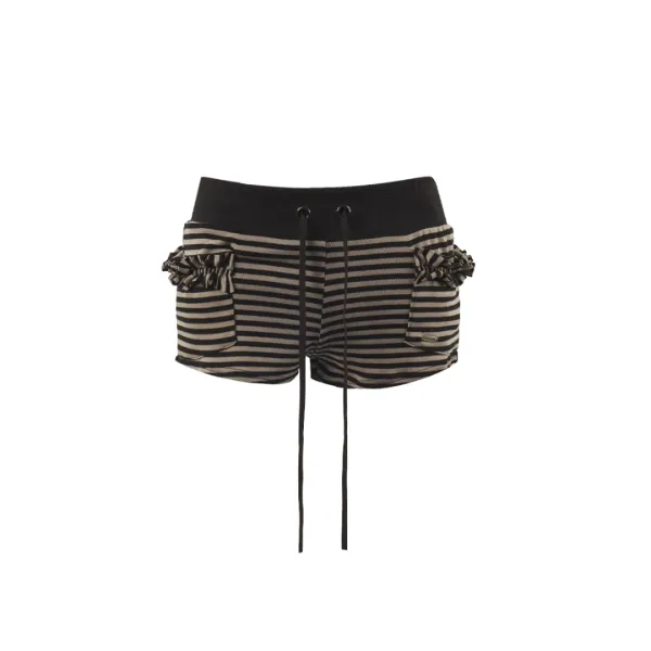 Freak Stripe Shorts [Khaki]