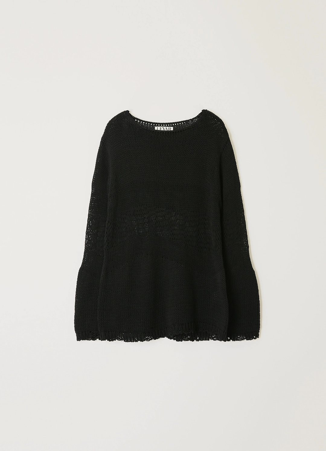 르바 Multi-Texture Net Knit - Black 상품 이미지 1