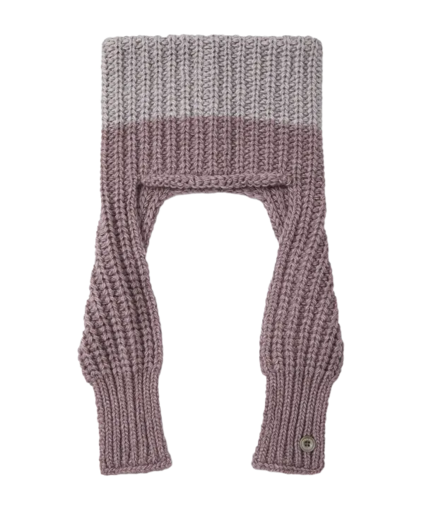 BULKY SQUARE BEANIE [PURPLE]
