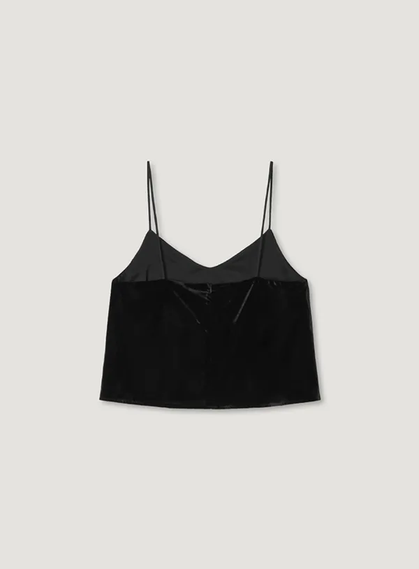 TOE VELVET BUSTIER_BLACK
