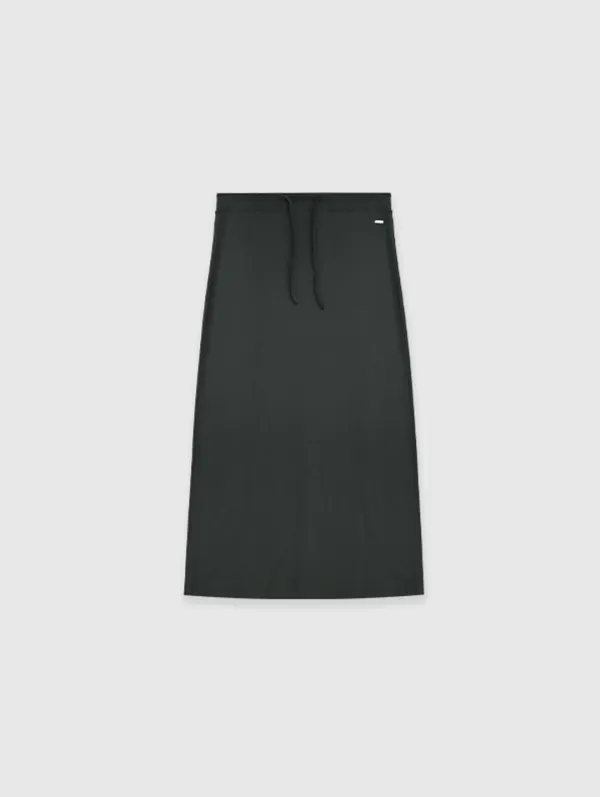[3rd 예약주문] Chill Maxi Skirt (Charcoal)