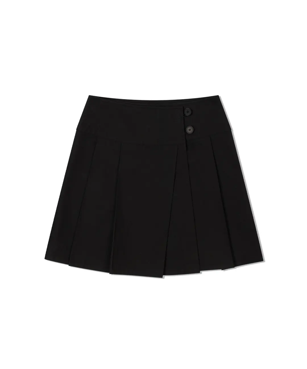 미세키서울 Midi wrap skirt BLACK 상품 이미지 1