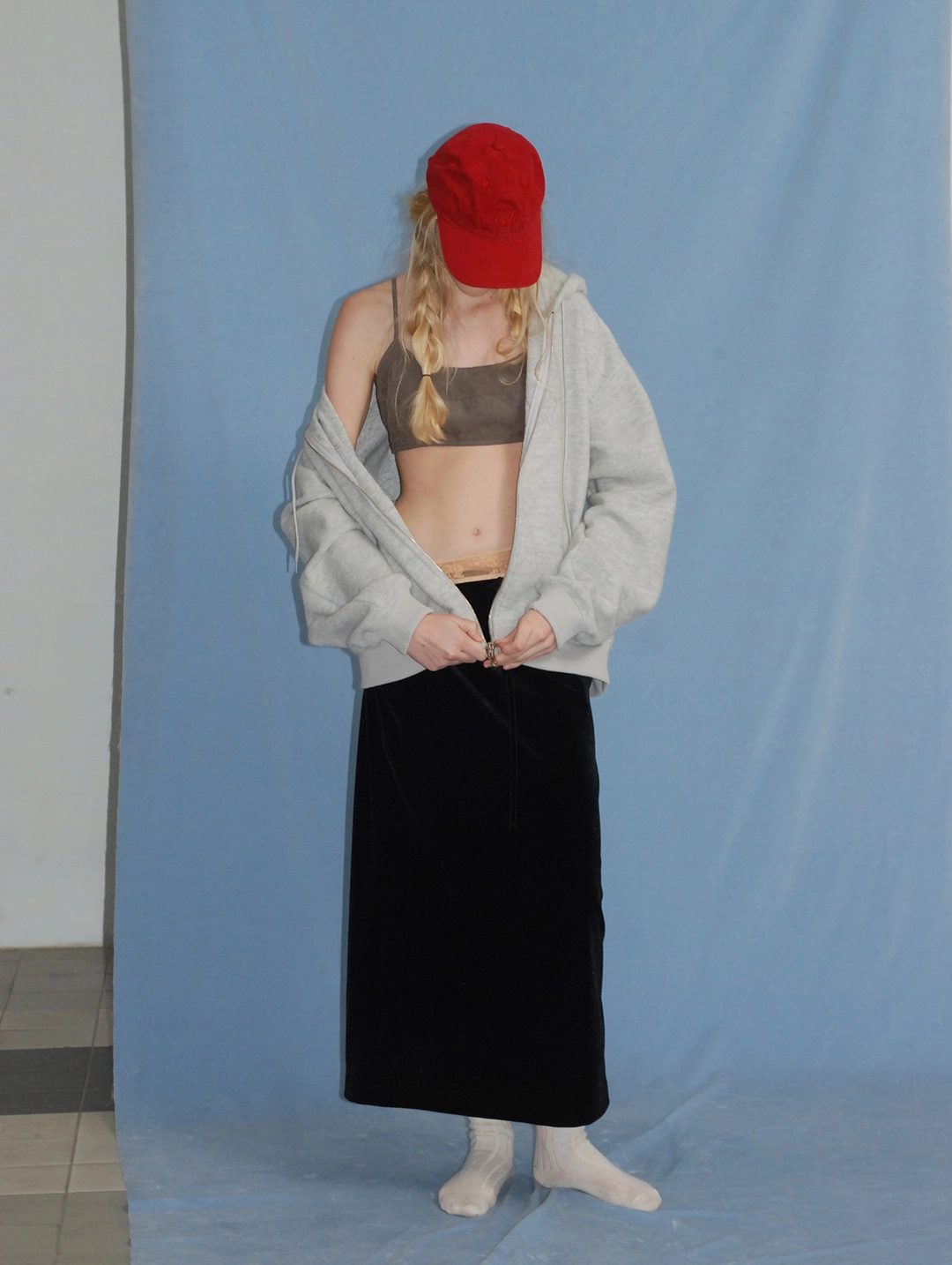 포에토 Petit suede bra top - brown 상품 이미지 2