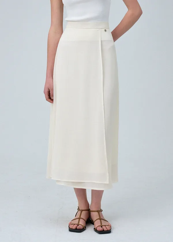 [25-36]  Daria Chiffon Long Skirt  다리아 쉬폰 롱 스커트 (봄-여름-하객룩-격식룩-데이트룩-데일리룩-러블리룩-페미닌-쉬폰-롱스커트-랩스커트-체형커버-빅사이즈-자체제작) 