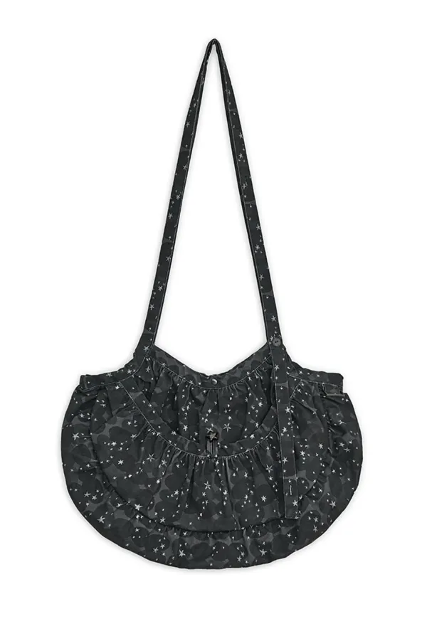 Stardust printed cross bag (Black)