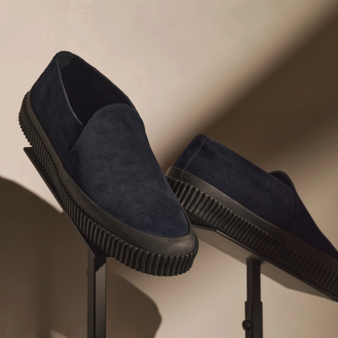 제임스펄스 Men's Vulcanized Slip On Loafer - Navy 상품 이미지 2