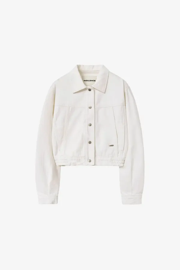 미니멀 데님 블루종 IVORY