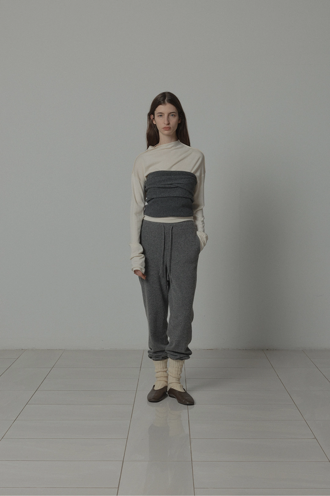 르917 INES KNIT PANTS [GREY] 상품 이미지 2