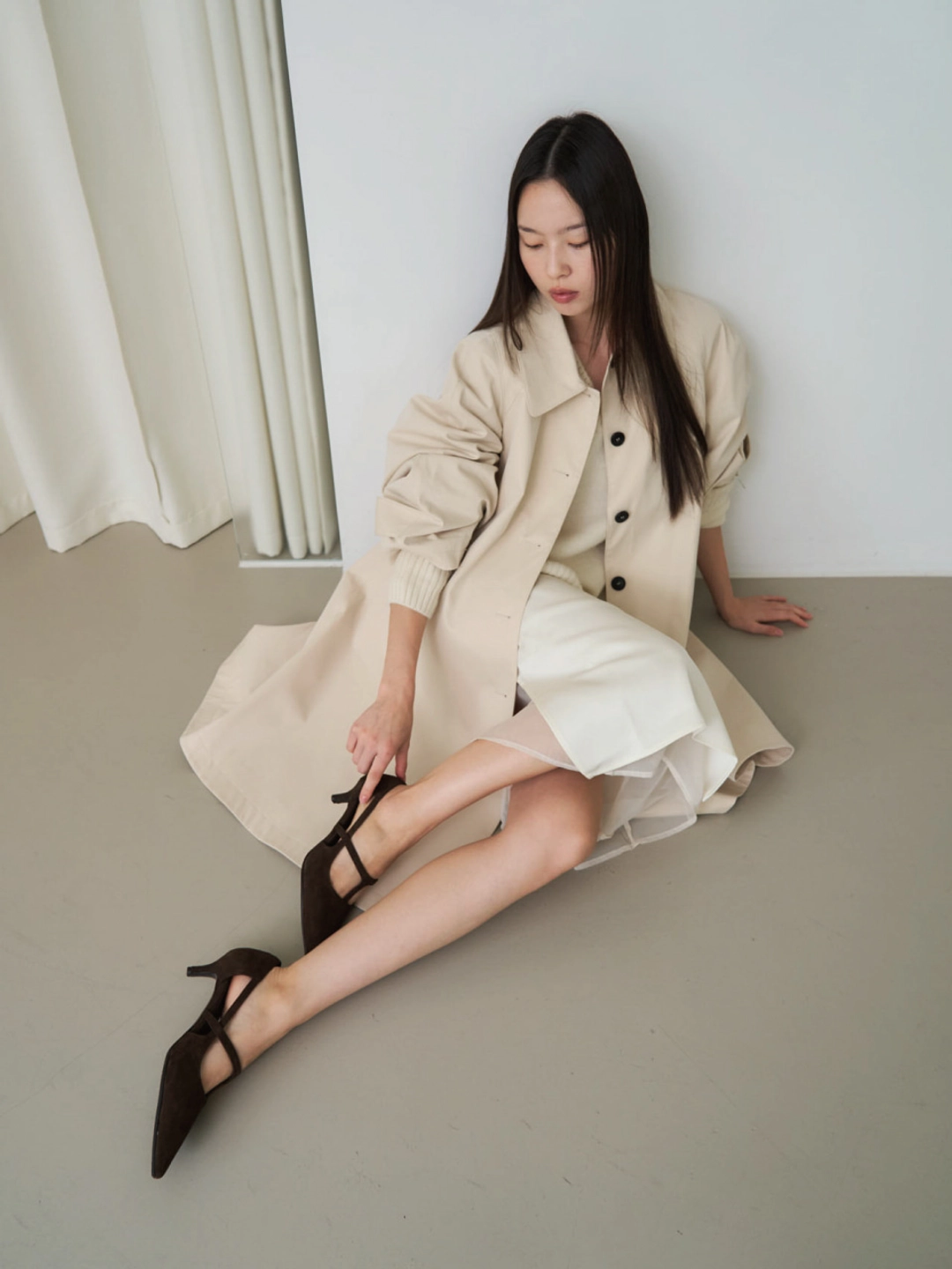 러브듀이 MAREN pumps / 브라운스웨이드 상품 이미지 2