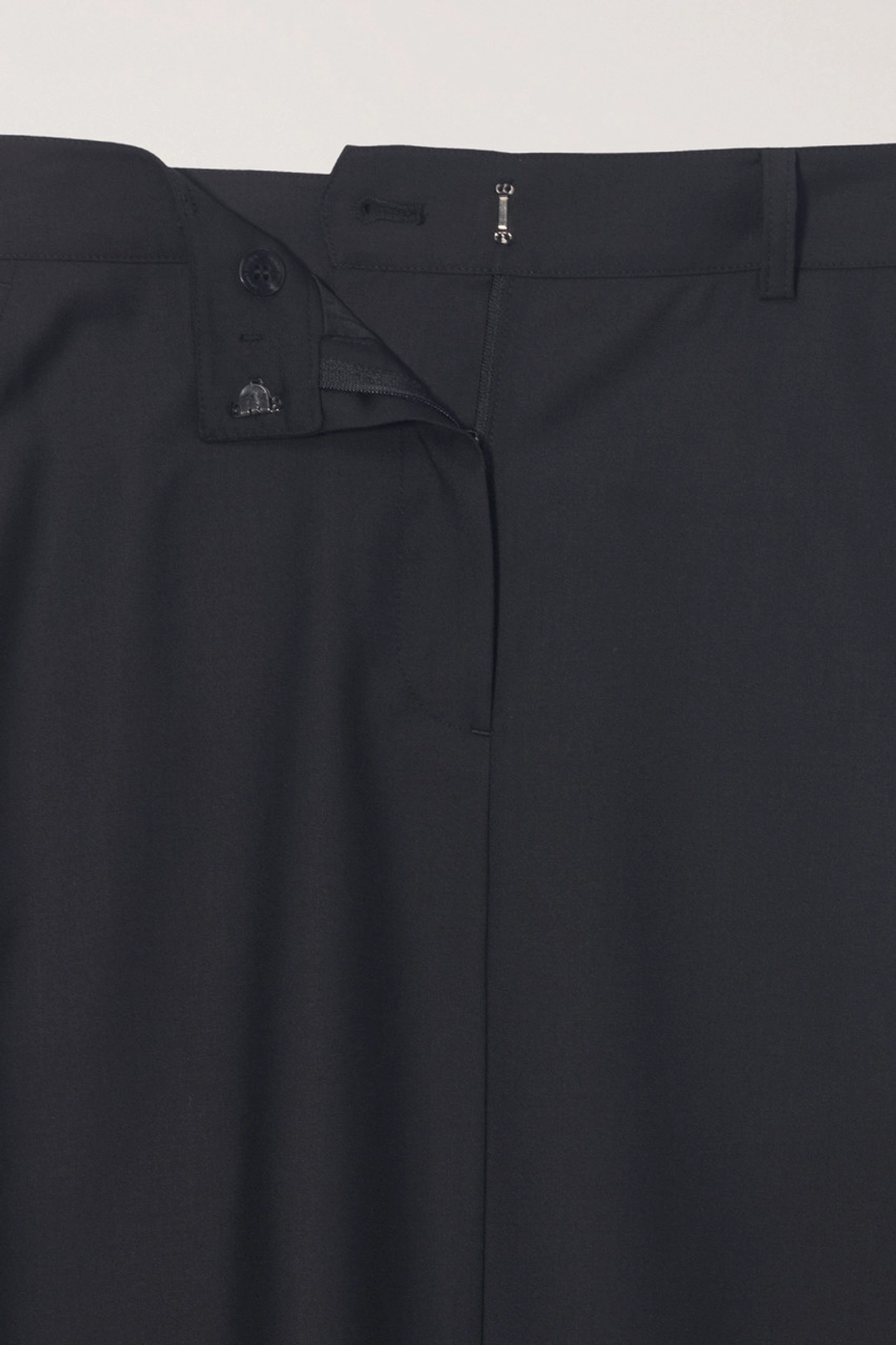 던스트 H-LINE LONG SKIRT BLACK_UDSK6B233BK 상품 이미지 2