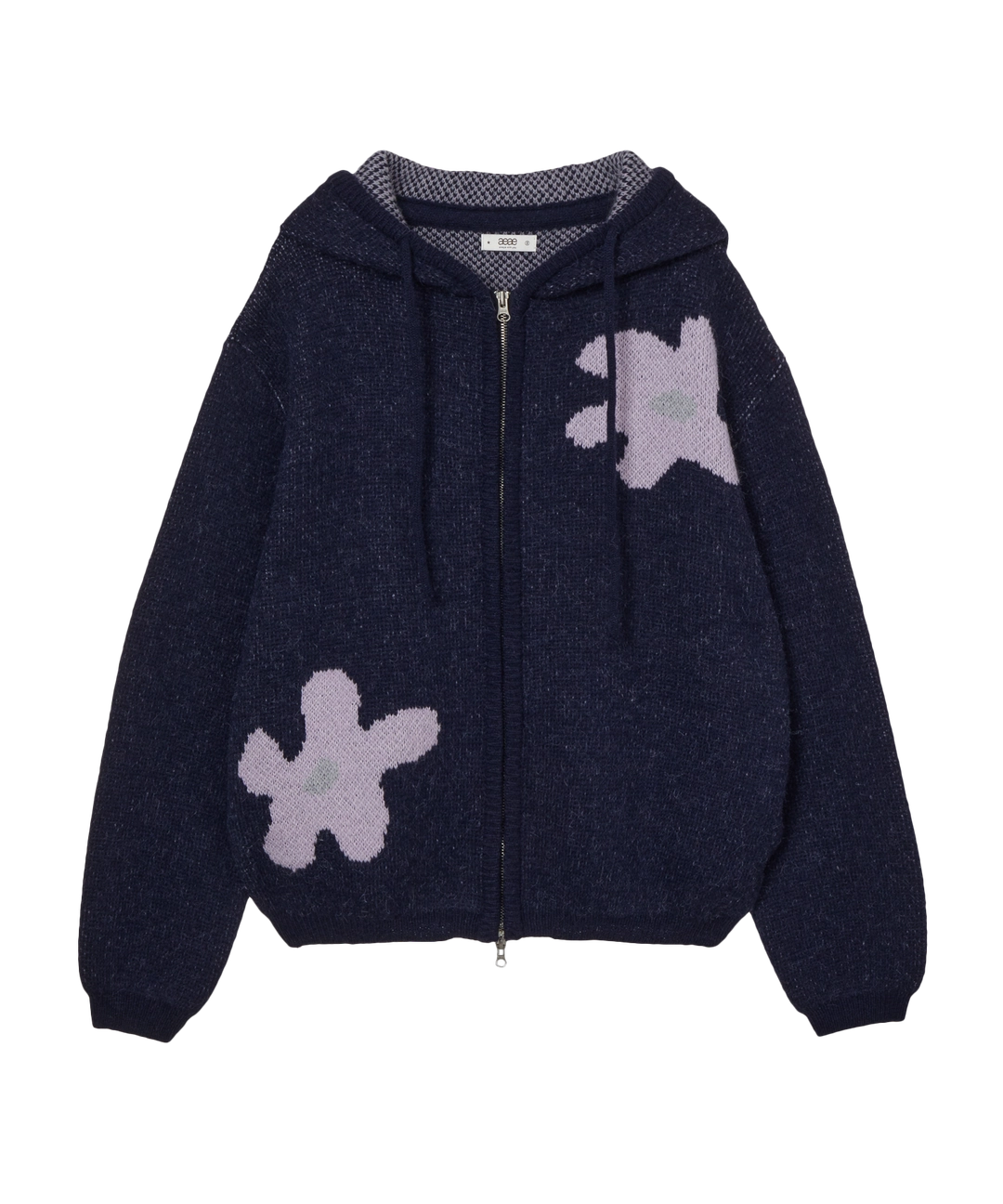 에이이에이이 DAISY KNIT HOODIE [NAVY] 상품 이미지 3