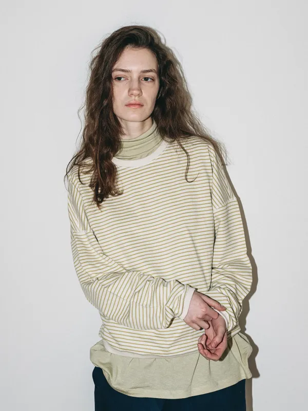 Striped sweatshirt - Green