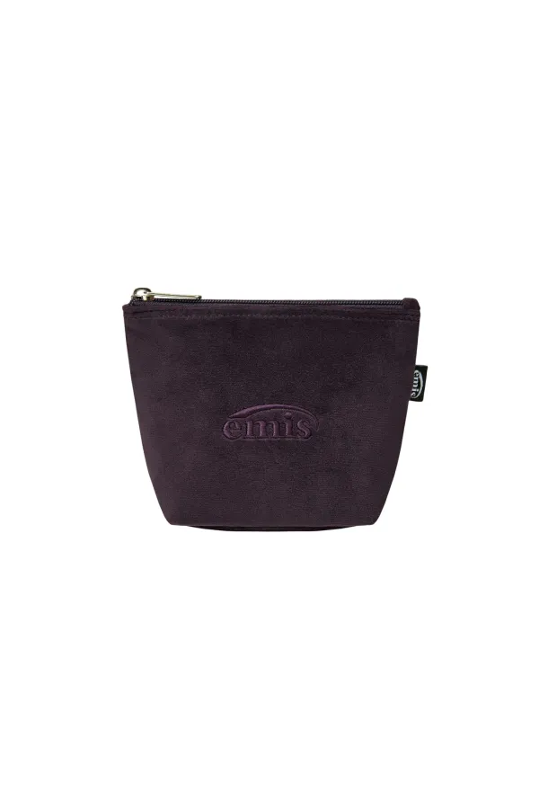 VELVET MINI POUCH-PURPLE