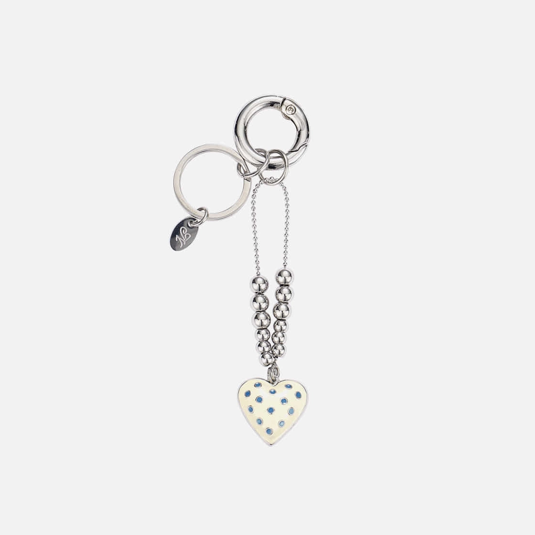 엔프프 dot heart keyring-ivory 상품 이미지 2