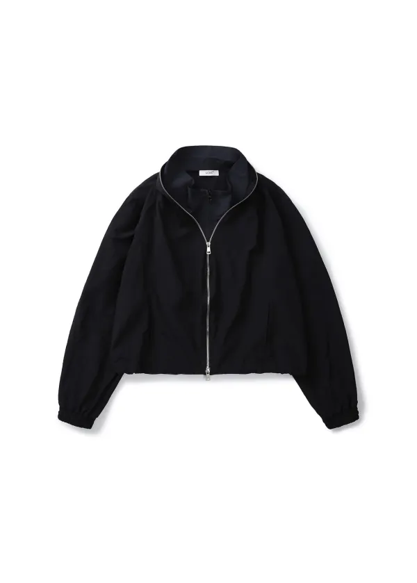 OVERLAY ZIP-UP JACKET (BLACK)