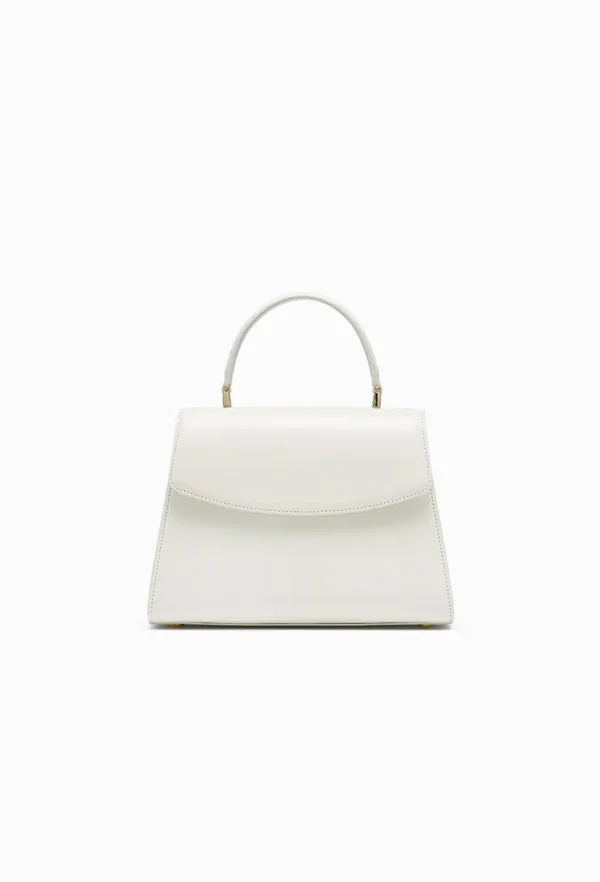 Grace Plie Middle Bag (Ivory)