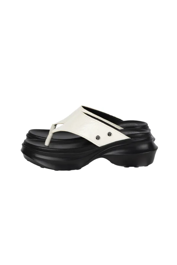 Flatform Minimal Flip Flops [ White ]