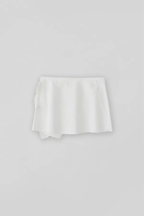 T/T Veiled layered skirt (white)
