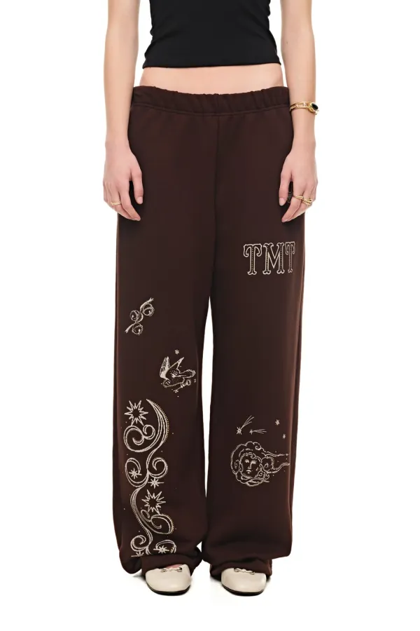ORNAMENT 03 SWEATPANTS (BROWN)
