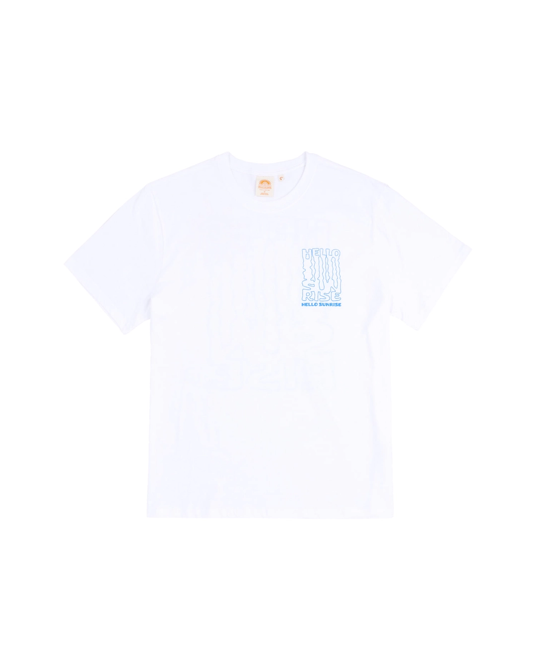 헬로선라이즈 HS Winding Typo Tee_White 상품 이미지 2