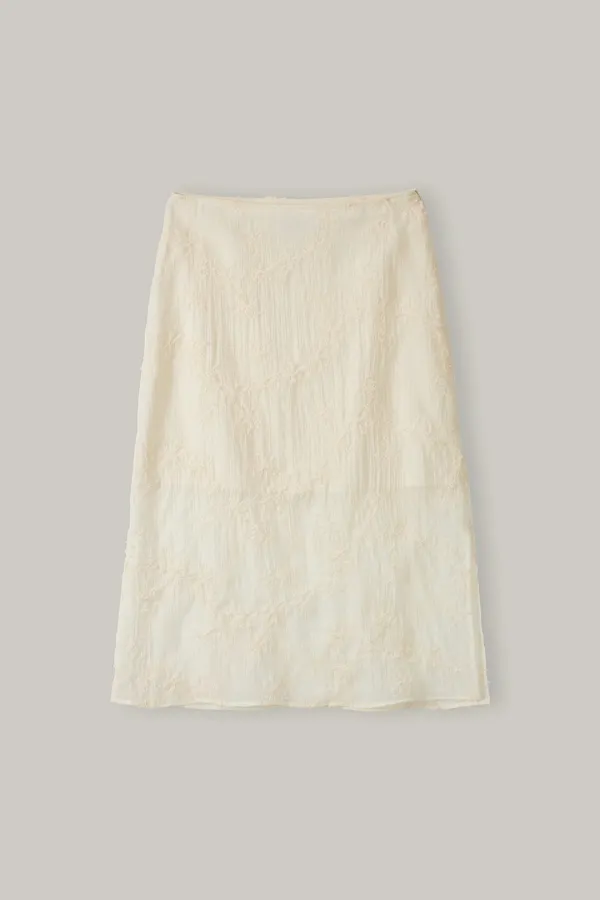 Flora Embroidered Skirt