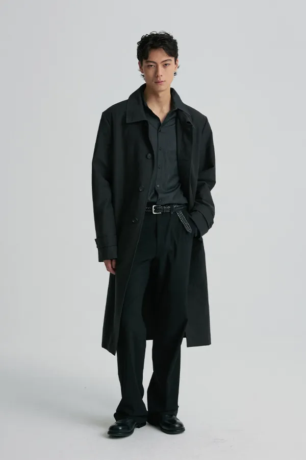 HIGH NECK TRENCH COAT