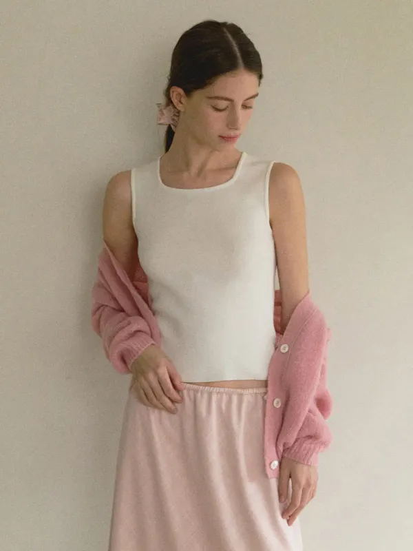 REVERSIBLE SLEEVELESS KNIT_5COLOR