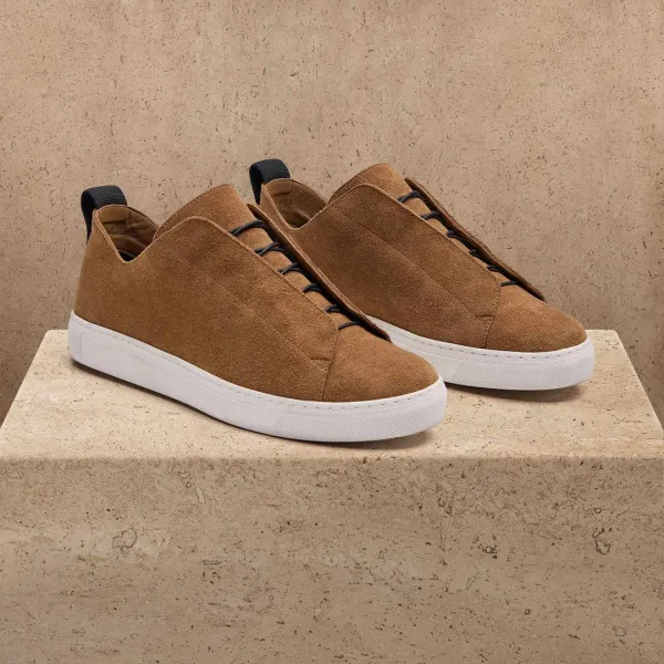 Men's Suede Solstice Sneaker - Chestnut